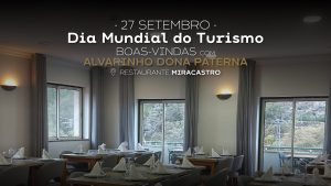 DONA PATERNA CELEBRA DIA MUNDIAL DO TURISMO COM COPO DE BOAS-VINDAS DE ALVARINHO